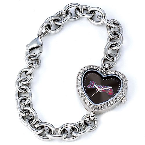 GAME TIME ATLANTA BRAVES HEART WATCH FREE SHIPPING LIFETIME WARRANTY