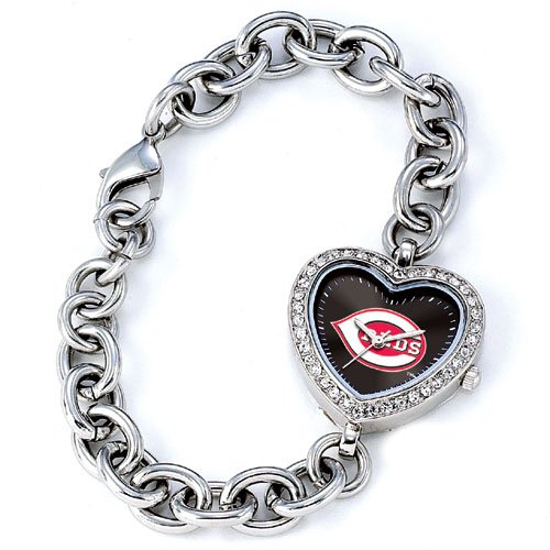 GAME TIME CINCINNATI REDS HEART WATCH FREE SHIPPING LIFETIME WARRANTY