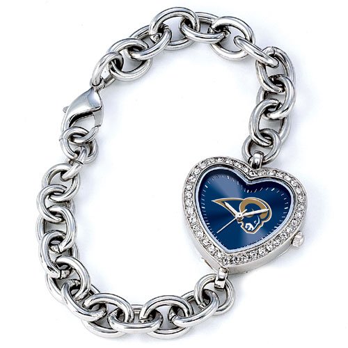 GAME TIME ST. LOUIS RAMS HEART WATCH FREE SHIPPING LIFETIME WARRANTY