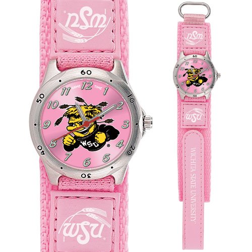 GAME TIME WICHITA STATE SHOCKERS FUTURE STAR SERIES PINK WATCH LIFETIME WARRANTY FREE SHIPPING
