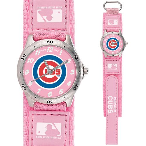 GAME TIME CHICAGO CUBS FUTURE STAR SERIES WATCH PINK LIFETIME WARRANTY FREE SHIPPING