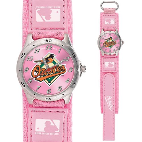 GAME TIME BALTIMORE ORIOLES FUTURE STAR SERIES WATCH PINK LIFETIME WARRANTY FREE SHIPPING