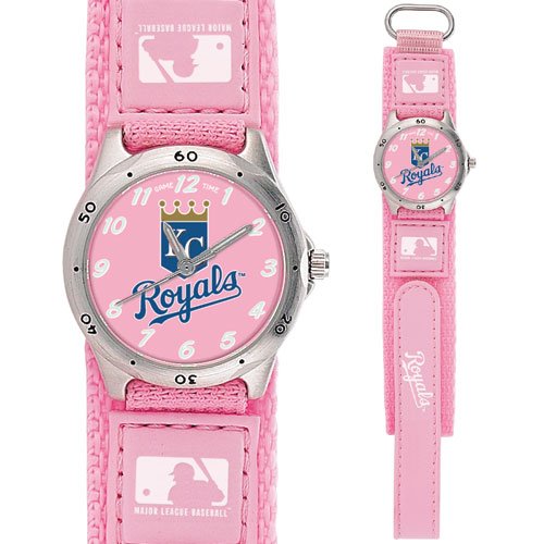 GAME TIME KANSAS CITY ROYALS FUTURE STAR SERIES WATCH PINK LIFETIME WARRANTY FREE SHIPPING