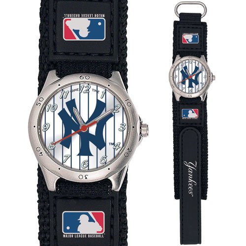GAME TIME NY YANKEES PINSTRIPE FUTURE STAR SERIES WATCH LIFETIME WARRANTY FREE SHIPPING