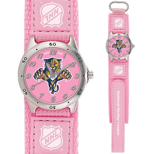 GAME TIME FLORIDA PANTHERS FUTURE STAR SERIES WATCH PINK LIFETIME WARRANTY FREE SHIPPING