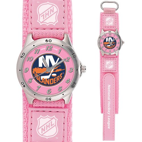 GAME TIME NEW YORK ISLANDERS FUTURE STAR SERIES WATCH PINK LIFETIME WARRANTY FREE SHIPPING