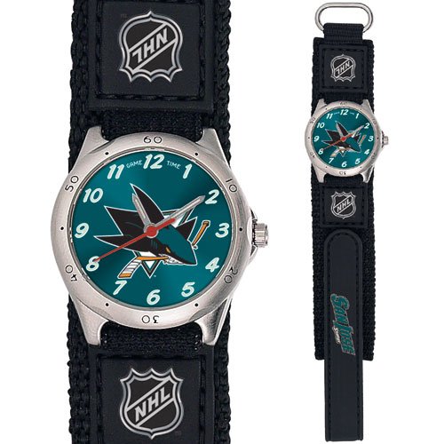 GAME TIME SAN JOSE SHARKS FUTURE STAR SERIES WATCH LIFETIME WARRANTY FREE SHIPPING