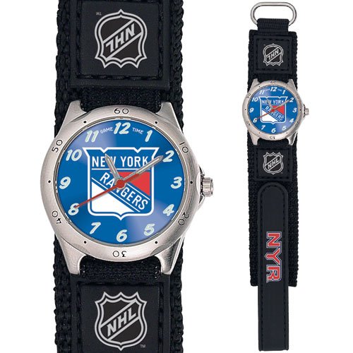 GAME TIME NEW YORK RANGERS FUTURE STAR SERIES WATCH LIFETIME WARRANTY FREE SHIPPING