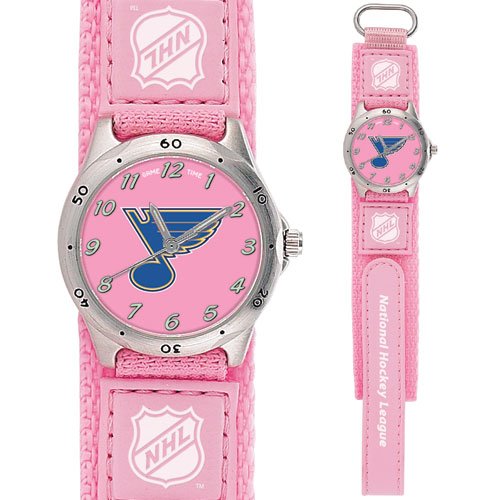 GAME TIME ST. LOUIS BLUES FUTURE STAR SERIES WATCH PINK LIFETIME WARRANTY FREE SHIPPING