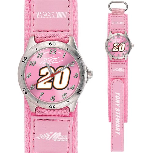 GAME TIME TONY STEWART #20 FUTURE STAR SERIES WATCH PINK LIFETIME WARRANTY FREE SHIPPING