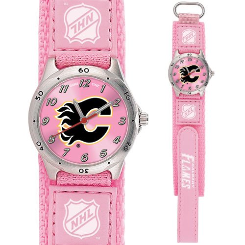 GAME TIME CALGARY FLAMES FUTURE STAR SERIES PINK WATCH FREE SHIPPING LIFETIME WARRANTY
