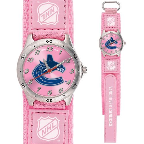 GAME TIME VANCOUVER CANUCKS FUTURE STAR SERIES PINK WATCH FREE SHIPPING LIFETIME WARRANTY