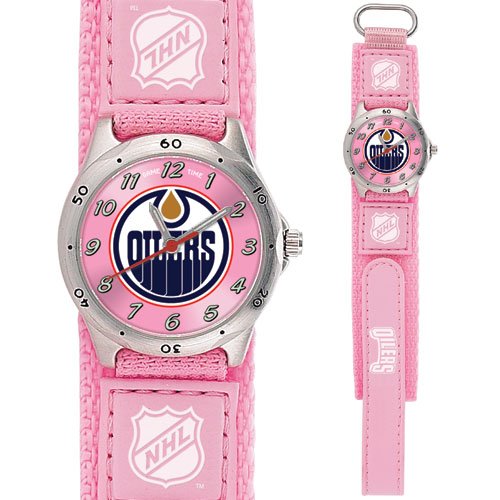 GAME TIME EDMONTON OILERS FUTURE STAR SERIES PINK WATCH FREE SHIPPING LIFETIME WARRANTY