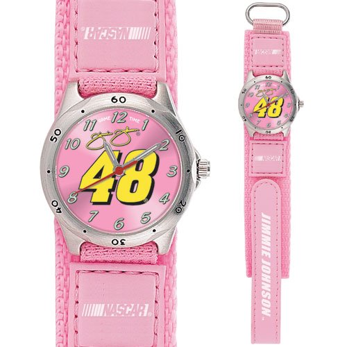 GAME TIME JIMMIE JOHNSON #48 FUTURE STAR SERIES WATCH PINK LIFETIME WARRANTY FREE SHIPPING