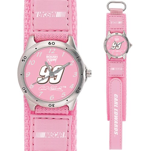 GAME TIME #99 CARL EDWARDS FUTURE STAR SERIES WATCH PINK LIFETIME WARRANTY FREE SHIPPING