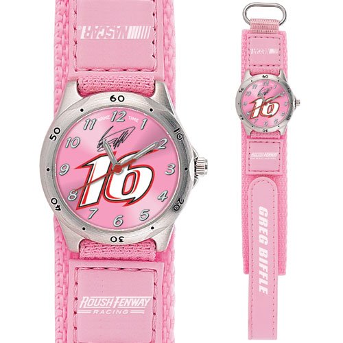 GAME TIME #16 GREG BIFFLE FUTURE STAR SERIES WATCH PINK LIFETIME WARRANTY FREE SHIPPING