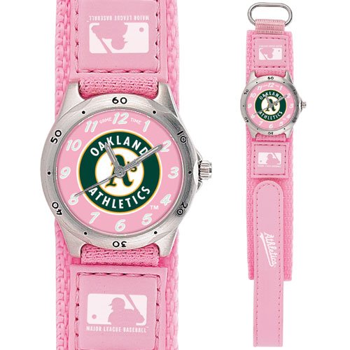 GAME TIME OAKLAND ATHLETICS FUTURE STAR SERIES WATCH PINK LIFETIME WARRANTY FREE SHIPPING