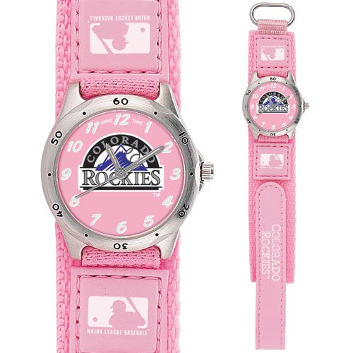 GAME TIME COLORADO ROCKIES FUTURE STAR SERIES WATCH PINK LIFETIME WARRANTY FREE SHIPPING
