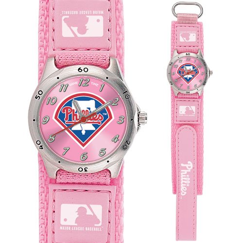 GAME TIME PHILADELPHIA PHILLIES FUTURE STAR SERIES WATCH PINK LIFETIME WARRANTY FREE SHIPPING