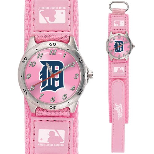 GAME TIME DETROIT TIGERS FUTURE STAR SERIES WATCH PINK LIFETIME WARRANTY FREE SHIPPING