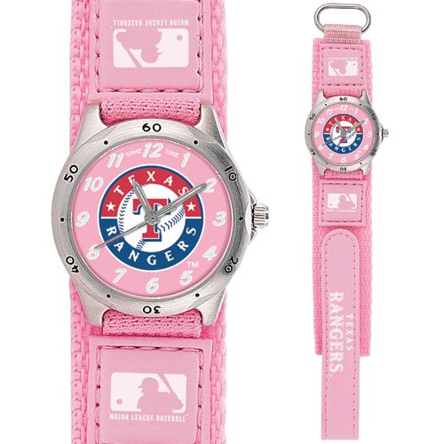 GAME TIME TEXAS RANGERS FUTURE STAR SERIES WATCH PINK LIFETIME WARRANTY FREE SHIPPING