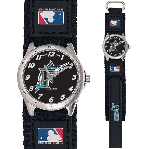 GAME TIME FLORIDA MARLINS FUTURE STAR SERIES WATCH LIFETIME WARRANTY FREE SHIPPING
