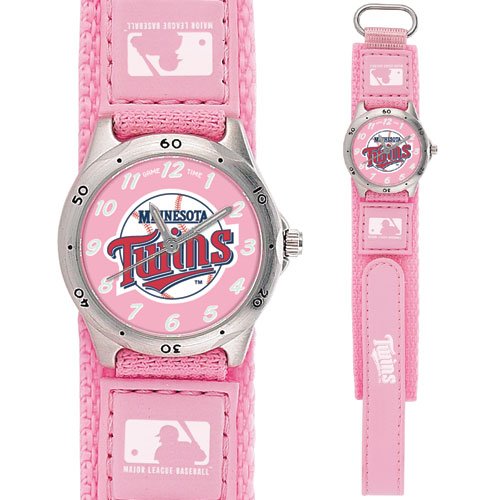 GAME TIME MINNESOTA TWINS FUTURE STAR SERIES WATCH PINK LIFETIME WARRANTY FREE SHIPPING