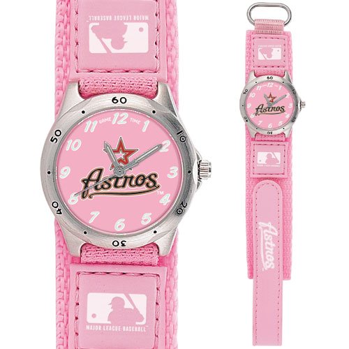 GAME TIME HOUSTON ASTROS FUTURE STAR SERIES WATCH PINK LIFETIME WARRANTY FREE SHIPPING