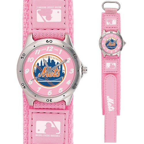 GAME TIME NEW YORK METS FUTURE STAR SERIES WATCH PINK LIFETIME WARRANTY FREE SHIPPING