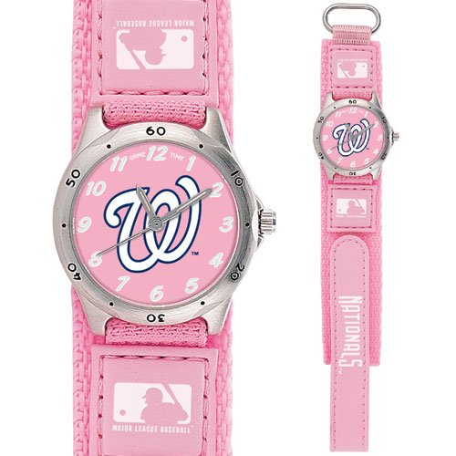 GAME TIME WASHINGTON NATIONALS FUTURE STAR SERIES WATCH PINK LIFETIME WARRANTY FREE SHIPPING