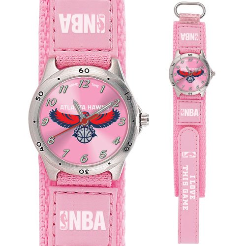 GAME TIME ATLANTA HAWKS FUTURE STAR SERIES WATCH PINK LIFETIME WARRANTY FREE SHIPPING