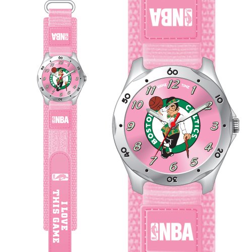 GAME TIME BOSTON CELTICS FUTURE STAR SERIES WATCH PINK LIFETIME WARRANTY FREE SHIPPING
