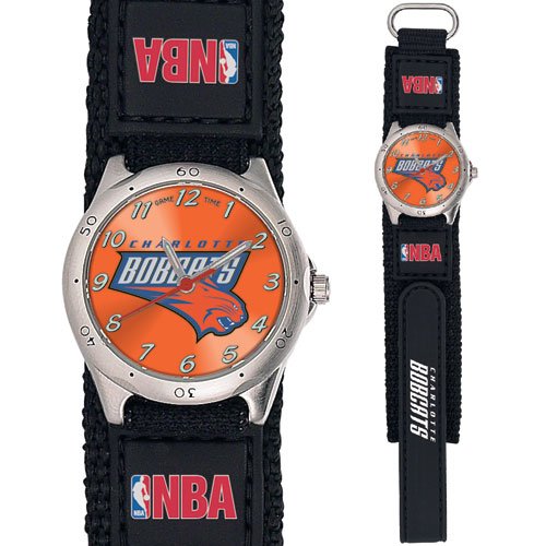 GAME TIME CHARLOTTE BOBCATS FUTURE STAR SERIES WATCH LIFETIME WARRANTY FREE SHIPPING