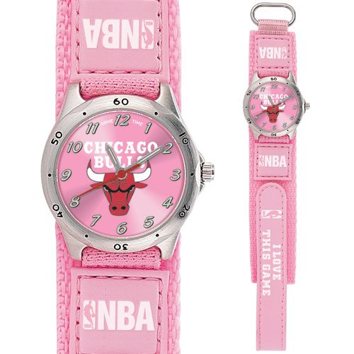 GAME TIME CHICAGO BULLS FUTURE STAR SERIES WATCH PINK LIFETIME WARRANTY FREE SHIPPING