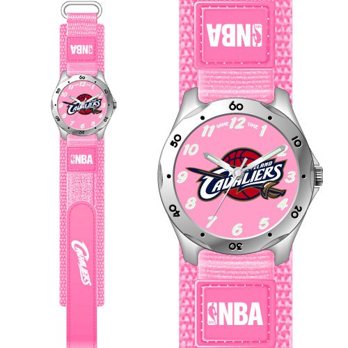 GAME TIME CLEVELAND CAVALIERS FUTURE STAR SERIES WATCH PINK LIFETIME WARRANTY FREE SHIPPING