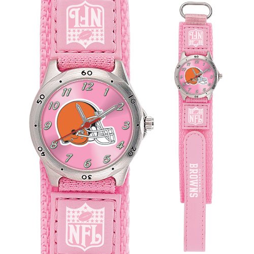 CLEVELAND BROWNS FUTURE STAR SERIES PINK WATCH LIFETIME WARRANTY FREE SHIPPING