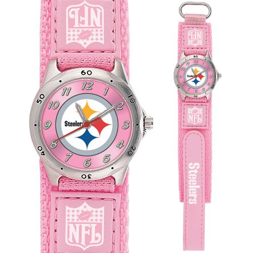 PITTSBURGH STEELERS FUTURE STAR SERIES PINK WATCH LIFETIME WARRANTY FREE SHIPPING