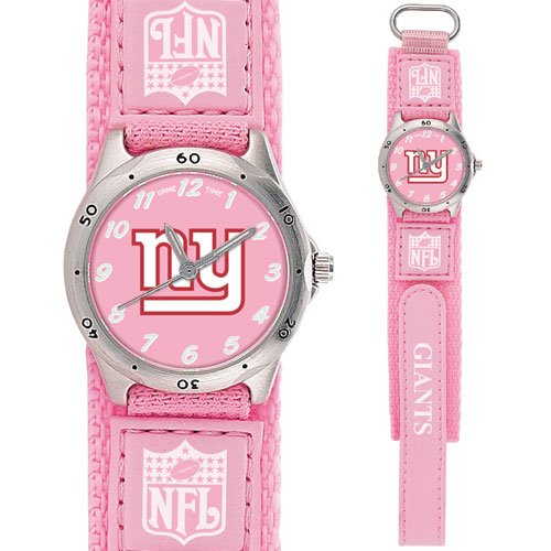 NEW YORK GIANTS FUTURE STAR SERIES PINK WATCH LIFETIME WARRANTY FREE SHIPPING