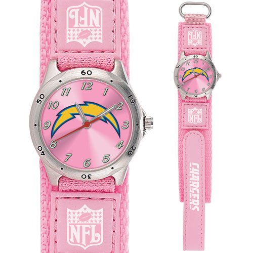 SAN DIEGO CHARGERS FUTURE STAR SRS PINK WATCH LIFETIME WARRANTY FREE SHIPPING