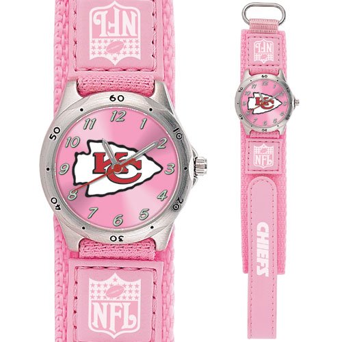 KANSAS CITY CHIEFS FUTURE STAR SERIES PINK WATCH LIFETIME WARRANTY FREE SHIPPING
