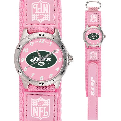 NEW YORK JETS FUTURE STAR SERIES PINK WATCH LIFETIME WARRANTY FREE SHIPPING