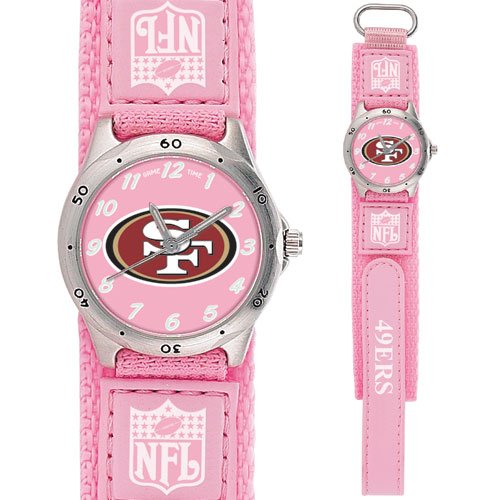 SAN FRANCISCO 49ERS FUTURE STAR SERIES PINK WATCH LIFETIME WARRANTY FREE SHIPPING