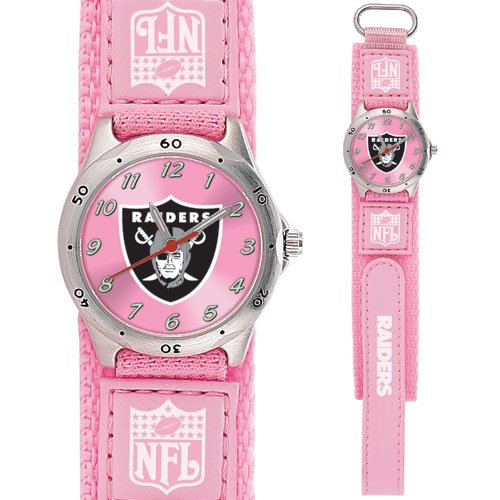 OAKLAND RAIDERS FUTURE STAR SERIES PINK WATCH LIFETIME WARRANTY FREE SHIPPING