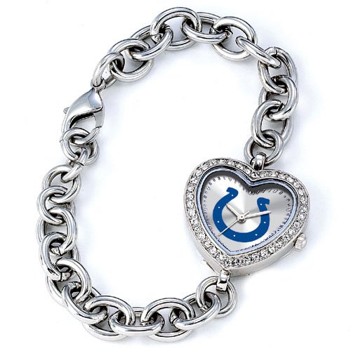 GAME TIME INDIANAPOLIS COLTS HEART WATCH FREE SHIPPING LIFETIME WARRANTY