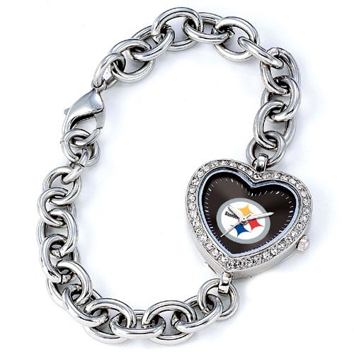 GAME TIME PITTSBURGH STEELERS HEART WATCH FREE SHIPPING LIFETIME WARRANTY