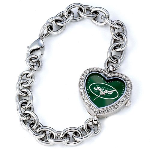 GAME TIME NEW YORK JETS HEART WATCH FREE SHIPPING LIFETIME WARRANTY