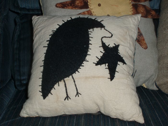 Crow Pillow