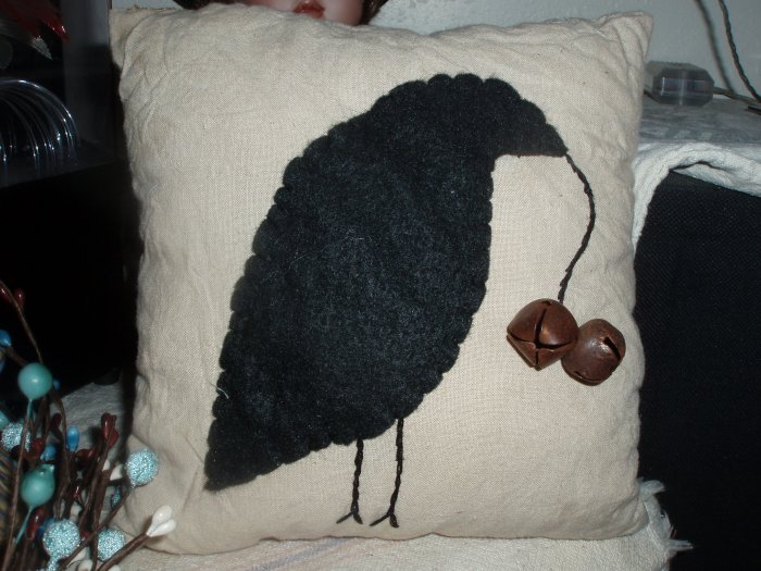 Crow Pillow