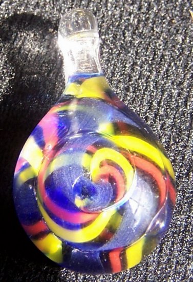 BORO HAND BLOWN ART GLASS PENDANT BY JAMI LOOK