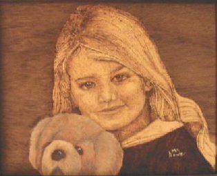 CUSTOM WOOD BURN PORTRAIT FROM YOUR PICTURE